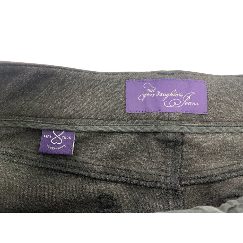 Not Your Daughters Jeans Women's Dark Charcoal Pants - Picture 5 of 9